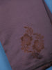 Smokey Purple Floral Design Soft Silk Saree - Diadem