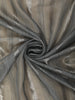 Smoky Charcoal Grey Striped Design Organza Designer Saree with Matching Blouse