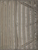 Smoky Charcoal Grey Striped Design Organza Designer Saree with Matching Blouse