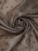 Smoky Grey Floral Design Tussar Silk Saree - Diadem