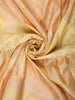 Soft Antique Golden Yellow Floral Zari Woven Design Pure Banarasi Saree with Scalloped Zari Border