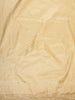 Soft Antique Golden Yellow Floral Zari Woven Design Pure Banarasi Saree with Scalloped Zari Border