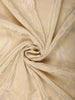 Soft Antique Ivory Beige Floral Zari Woven Design Pure Banarasi Saree with Floral Border