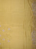 Soft Antique Mustard Gold Solid Design Tissue Organza Fancy Saree with Designer Border