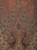 Soft Antique Taupe Brown Peacock Zari Embroidered Design Georgette Palazzo Suit with Dupatta