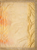 Soft Apricot Orange Floral Zari Woven Design Pure Banarasi Saree with Scalloped Zari Border