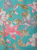 Soft Aqua Blue Floral Printed Design Cotton Straight Cut Salwar Suit