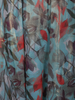 Soft Aqua Blue Floral Thread and Sequins Embroidered Design Organza Lehenga with Dupatta
