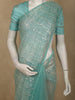 Soft Aqua Blue Heavy Sequins Embroidered Design Net Designer Saree with Designer Border
