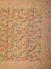 Soft Peach Traditional Lotus Pond Printed Design Pure Tussar Saree with Sequins Border