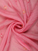 Soft Blossom Pink Flower Butta Zari Woven Design Banarasi Silk Saree