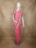 Soft Blossom Pink Flower Butta Zari Woven Design Banarasi Silk Saree