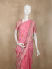 Soft Blossom Pink Flower Butta Zari Woven Design Banarasi Silk Saree