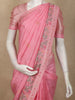 Soft Blossom Pink Flower Butta Zari Woven Design Banarasi Silk Saree