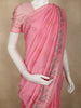 Soft Blossom Pink Flower Butta Zari Woven Design Banarasi Silk Saree