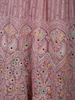 Soft Blush Lavender Pink Floral Embroidered and Stone Embellished Design Net Lehenga With Net Dupatta