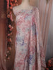 Soft Blush Pink Abstract Printed Design Cotton Unstitched Salwar Material with Dupatta