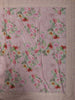 Soft Blush Pink Floral Printed Design Chiffon Fancy Saree with Designer Border