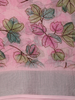 Soft Blush Pink Floral Printed Design Mixed Cotton Saree