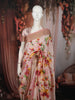 Soft Blush Pink Floral Printed Design Pure Tussar Silk Fancy Saree with Zari Border
