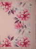 Soft Blush Pink Floral Sequins Embroidered Design Pure Chiffon Fancy Saree