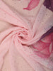 Soft Blush Pink Floral Sequins Embroidered Design Pure Chiffon Fancy Saree