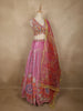 Soft Blush Pink Floral Sequins and Beads Embroidered Design Net Fancy Lehenga With Net Dupatta