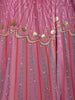 Soft Blush Pink Floral Sequins and Beads Embroidered Design Net Fancy Lehenga With Net Dupatta
