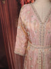 Soft Blush Pink Floral Sequins and Beads Embroidered Design Tissue Organza Salwar with Dupatta