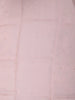 Soft Blush Pink Floral and Leaf Zari Embroidered Design Pure Organza Party Wear Saree with Scalloped