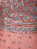 Soft Blush Pink Heavy Sequins Embroidered Design Net Lehenga With Net Dupatta