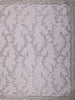 Soft Blush Pink Heavy Sequins and Silver Zardozi Embroidered Design Net Fancy Saree with Scalloped Border