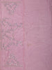 Soft Blush Pink Heavy Sequins and Silver Zardozi Embroidered Design Net Fancy Saree with Scalloped Border