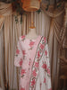 Soft Blush Pink Lotus Floral Printed Design Cotton Straight Cut Salwar Suit with Matching Dupatta
