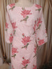 Soft Blush Pink Lotus Floral Printed Design Cotton Straight Cut Salwar Suit with Matching Dupatta
