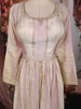 Soft Blush Pink Sequins and Zari Embroidered Design Tissue Silk Anarkali Salwar Suit with Dupatta