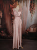 Soft Blush Pink Solid Design Satin Ready To Wear Saree with Designer Blouse