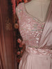 Soft Blush Pink Solid Design Satin Ready To Wear Saree with Designer Blouse