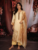 Soft Butter Yellow Floral Printed Design Cotton Straight Cut Salwar Suit