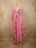 Soft Candy Pink Floral Printed Design Cotton Salwar Suit with Dupatta