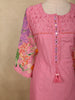 Soft Candy Pink Floral Printed Design Cotton Salwar Suit with Dupatta