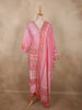 Soft Candy Pink Floral Printed Design Cotton Straight Cut Salwar Suit