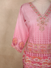 Soft Candy Pink Floral Printed Design Cotton Straight Cut Salwar Suit