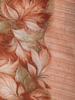 Soft Copper Brown Floral Woven Design Blended Cotton Saree