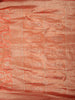 Soft Coral Peach Floral Zari Woven Design Banarasi Saree with Floral Zari Border