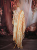 Soft Cream Floral Printed Design Cotton Anarakai Salwar Suit