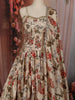 Soft Cream Floral Sequins Embroidered Design Satin Fancy Lehenga with Dupatta