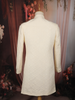 Soft Cream Floral Woven Design Jacquard Indo Western Men's Sherwani Suit
