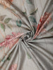 Soft Dove Grey Floral and Animal Motif Printed Design Tussar Saree