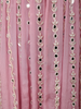 Soft Dusty Rose Pink Floral Beads Embroidered Design Georgette Peplum Palazzo Suit